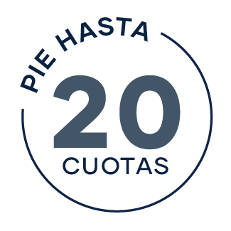 Pie en 20 cuotas