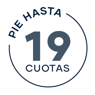Pie hasta 19 cuotas